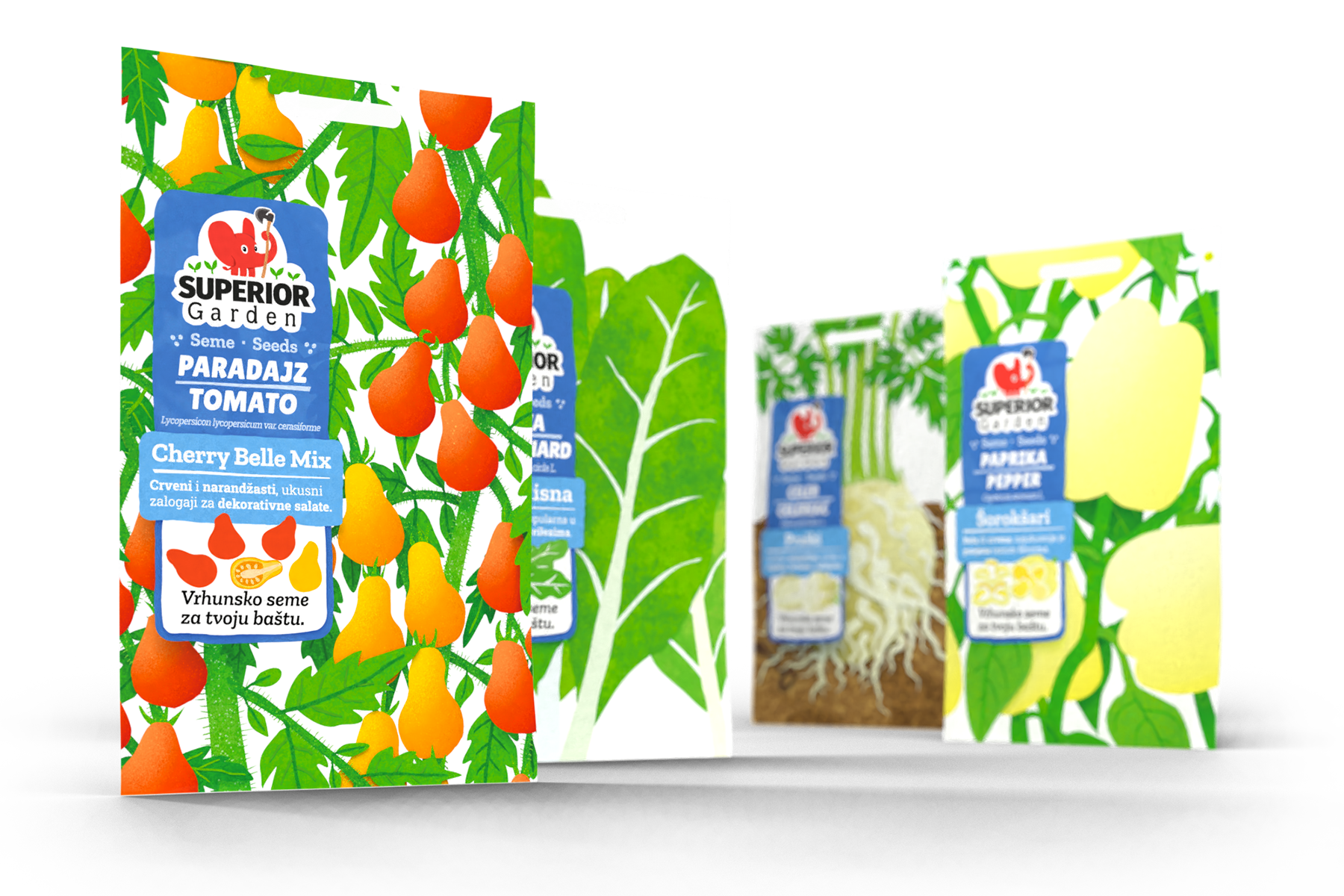 kompozicija cetiri kesice superior garden