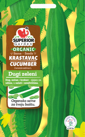 superior garden organic seme krastavac dugi zeleni link ka proizvodu