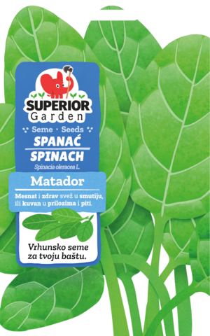 superior garden seme spanac matador link ka proizvodu